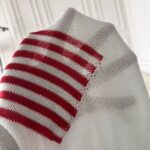 Cream American Flag Graphic Knit Sweater — view 2