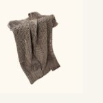 Taupe V-Neck Crochet Mesh Beach Cover-Up — view 5