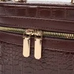 Faux Leather Zipper Bag – Wrena