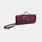 Crocodile Skin Pattern Faux Leather Clutch Bag – Wrena