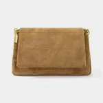Suede Metal Chain Flap Shoulder Bag – Wrena