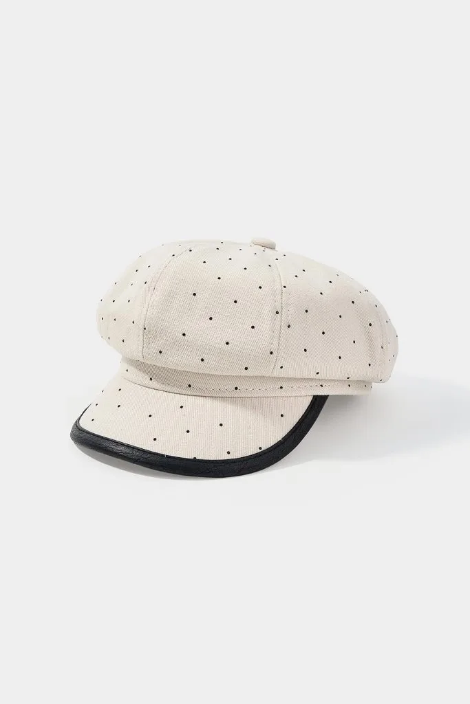 Rhinestone Decor Beret Hat – Wrena