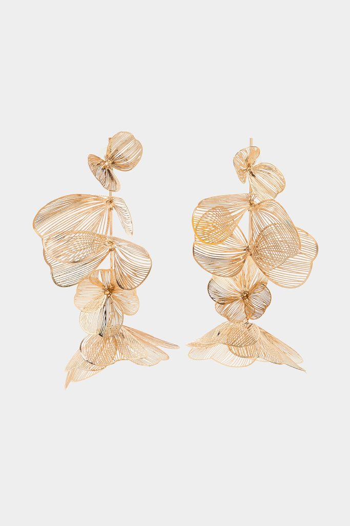 Alloy Flower Earrings