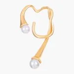 1pc Pearl Curve Earring – Wrena