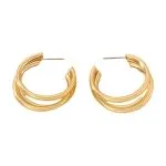 Layer Circle Metal Earrings – Wrena