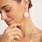 Floral Design Earrings – Wrena