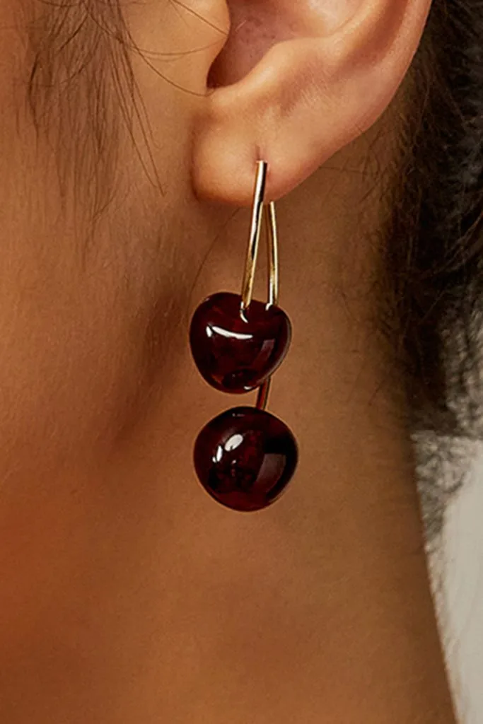Cherry Design Earrings – Wrena