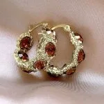Crystal Hoop Earrings – Wrena