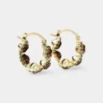 Crystal Hoop Earrings – Wrena