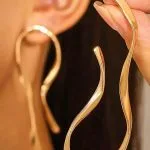 Alloy Asymmetrical Earrings – Wrena