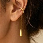 Alloy Tassel C Shape Drop Pendant Earrings – Wrena
