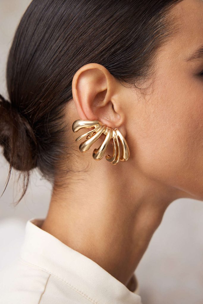 Metal Angel Wings Earrings