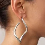 Metal Irregular Twisted Earrings – Wrena