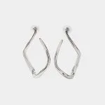 Metal Irregular Twisted Earrings – Wrena