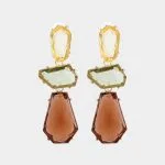 Alloy Irregular Geometric Earrings – Wrena