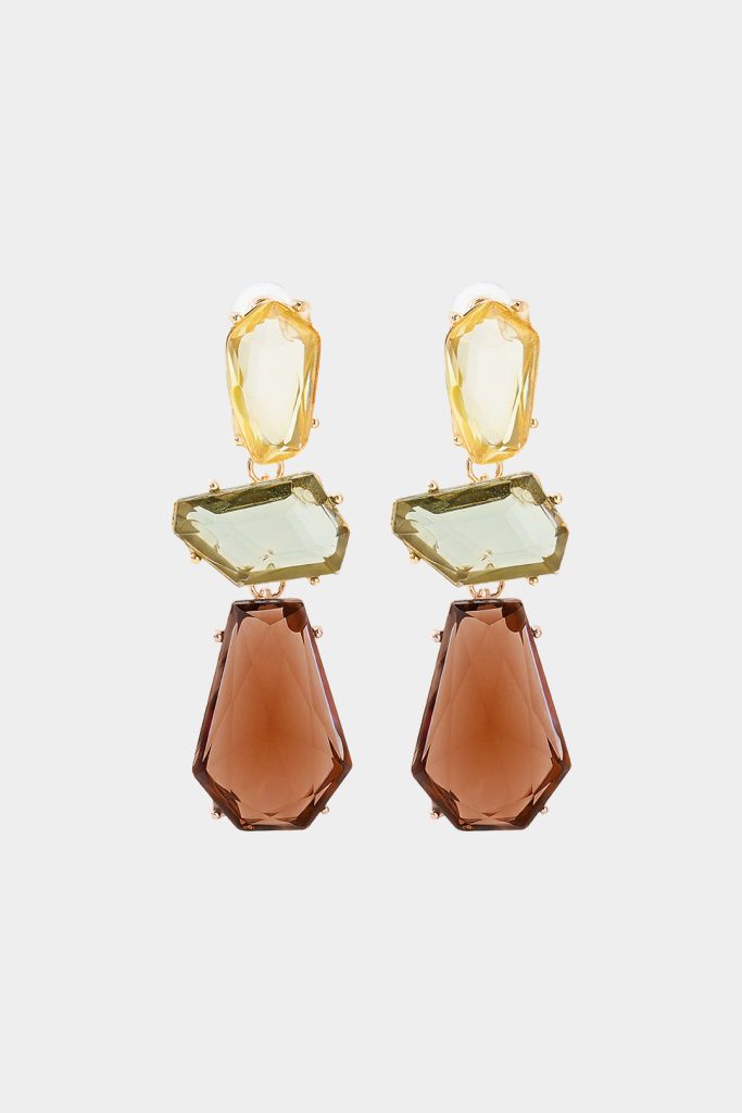 Alloy Irregular Geometric Earrings