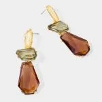 Alloy Irregular Geometric Earrings – Wrena