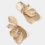 Metal Floral Earrings – Wrena
