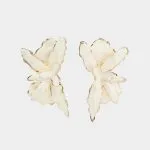 Metal Petal Earrings – Wrena
