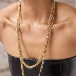 Metallic Chain Necklace – Wrena