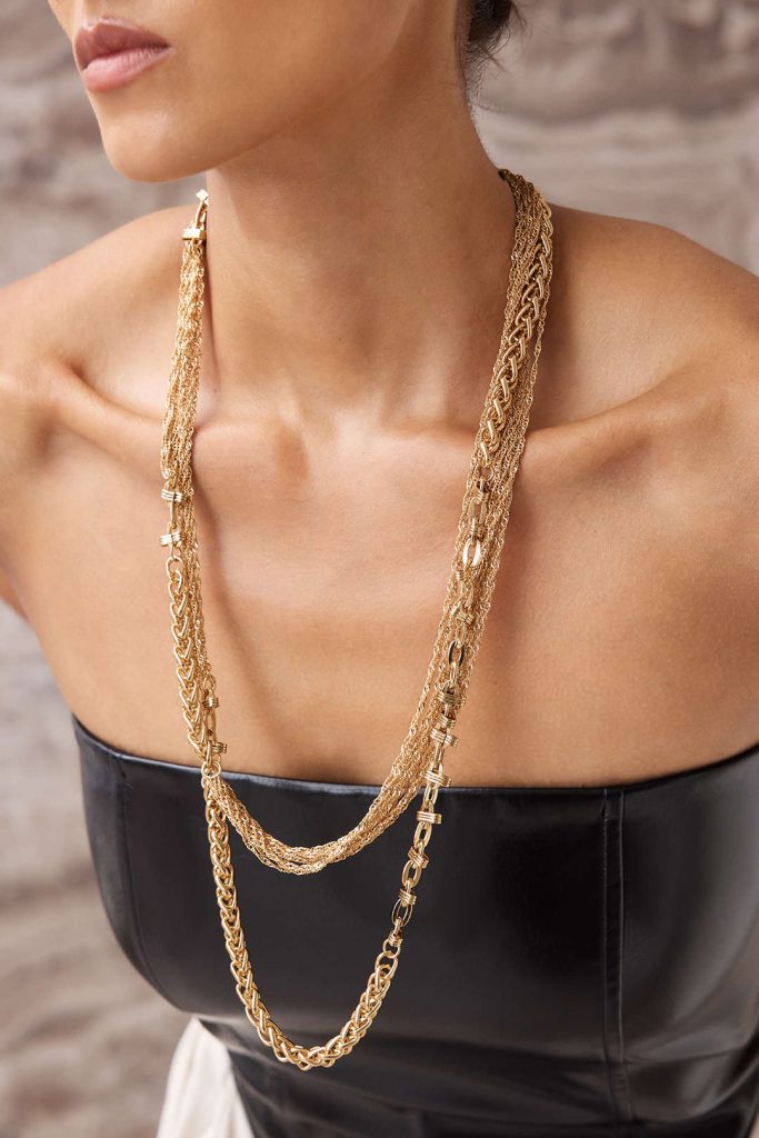 Metallic Chain Necklace