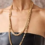 Metallic Chain Necklace – Wrena
