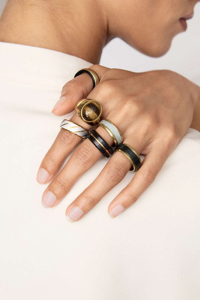 Alloy Irregular Rings