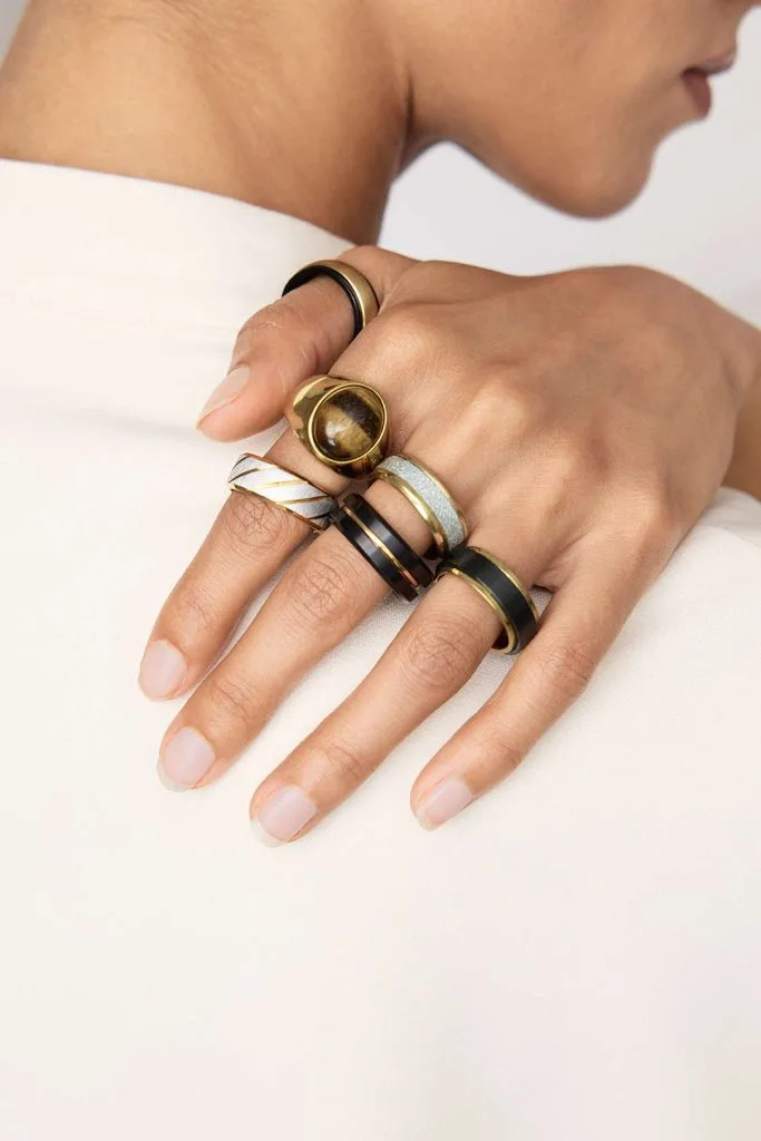 Alloy Irregular Rings – Wrena