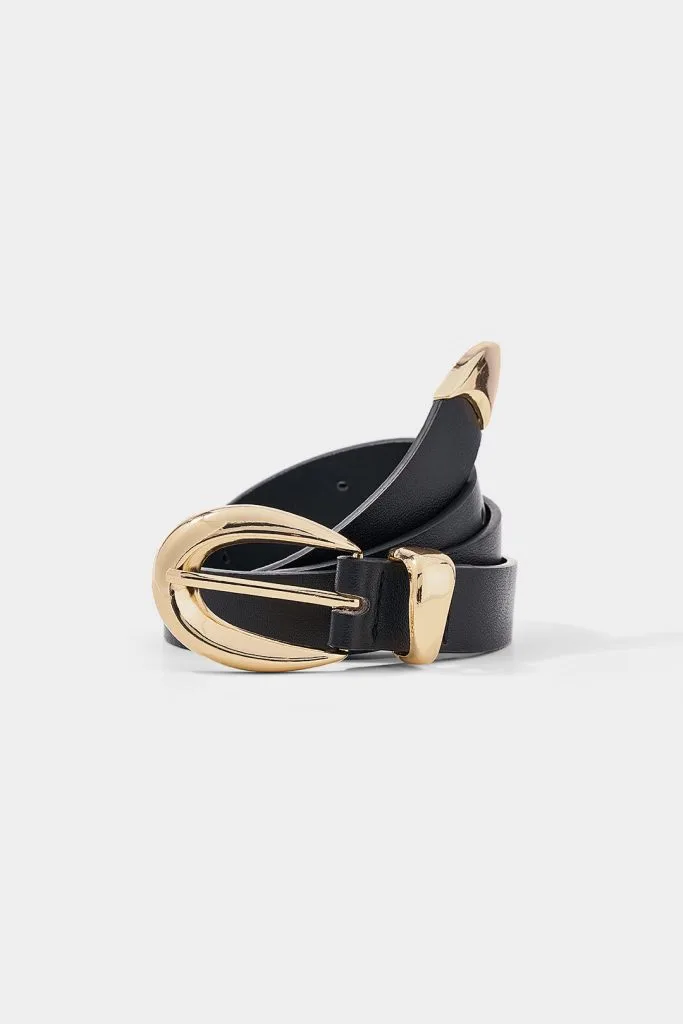 Faux Leather Alloy Belt – Wrena