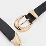 Faux Leather Alloy Belt – Wrena