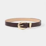 Faux Leather Alloy Belt – Wrena