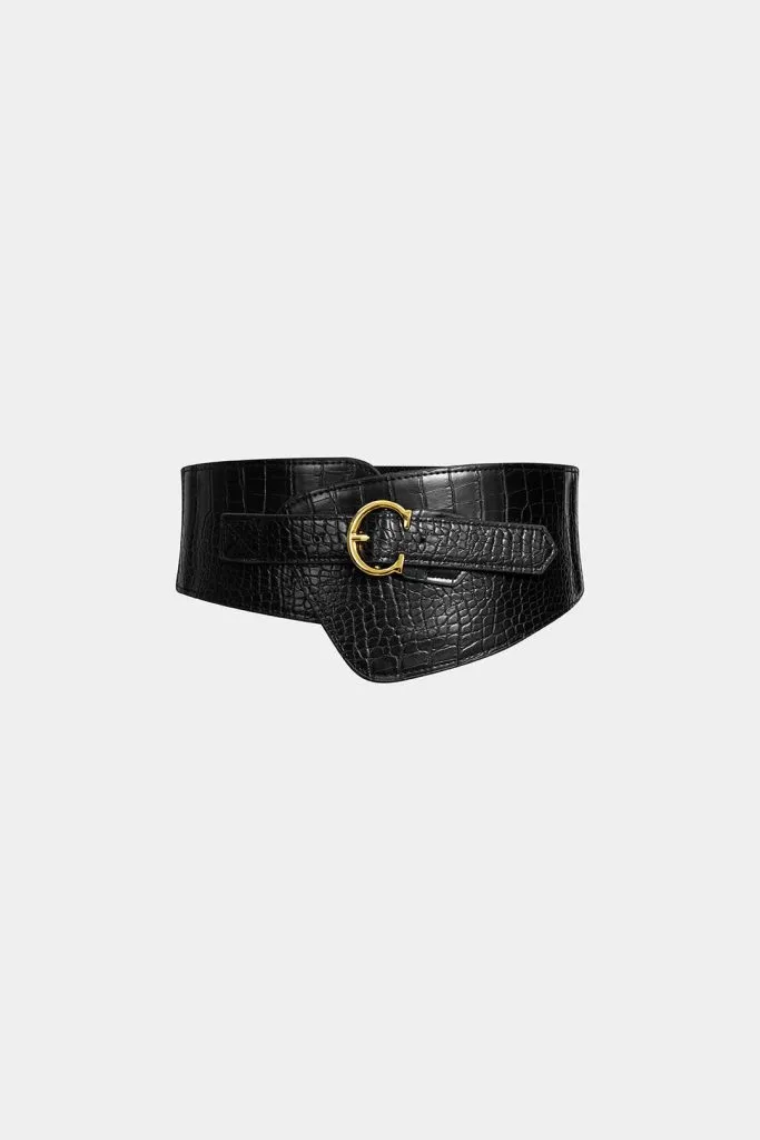 Leather Wide Belt Corset – Wrena