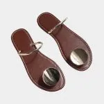 Metallic Round Decor Ring Sandals – Wrena
