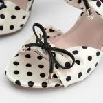 Polka Dots Bow Open Toe Sandals – Wrena