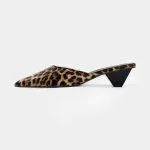 Leopard Pointed Sandals – Wrena