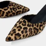 Leopard Pointed Sandals – Wrena