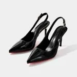 Leather Pointed Toe Heels – Wrena