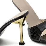 Open Pointed Toe Ankle-strapless High Heels – Wrena