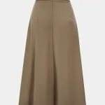 Belted Asymmetrical Ruched High Waist Skirt – Wrena
