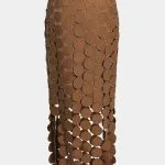 Solid Fringe Cut Out Skirt – Wrena