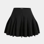 Solid Ruched A-Line Skirt – Wrena