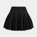 Solid Ruched A-Line Skirt – Wrena