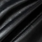 Faux Leather Belted Metallic Asymmetrical Ruched Skirt – Wrena