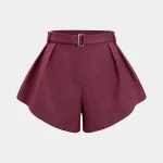 Solid Wide Leg Shorts – Wrena