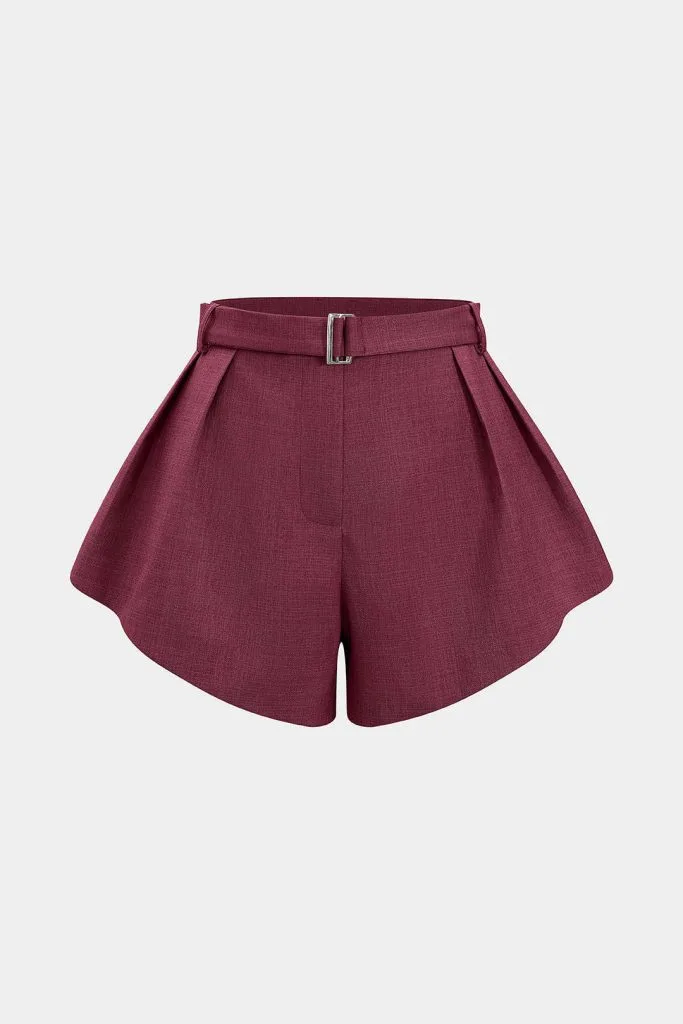 Solid Wide Leg Shorts – Wrena