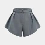 Solid Wide Leg Shorts – Wrena