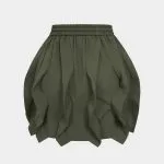 Ruffle Drawstring Mini Skirt – Wrena