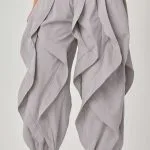 Drawstring Ruffle Trousers – Wrena