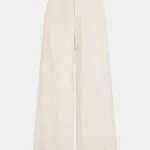 Metallic Button Wide Leg Pants – Wrena