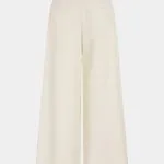 Metallic Button Wide Leg Pants – Wrena